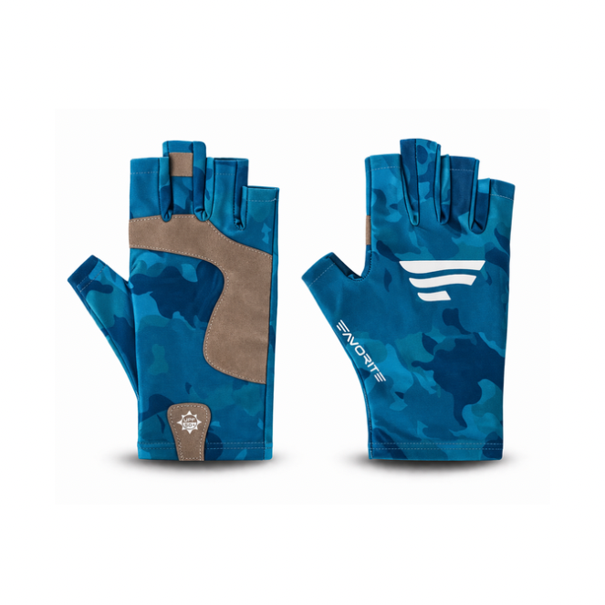FAVORITE Fishing Gloves-Blue
