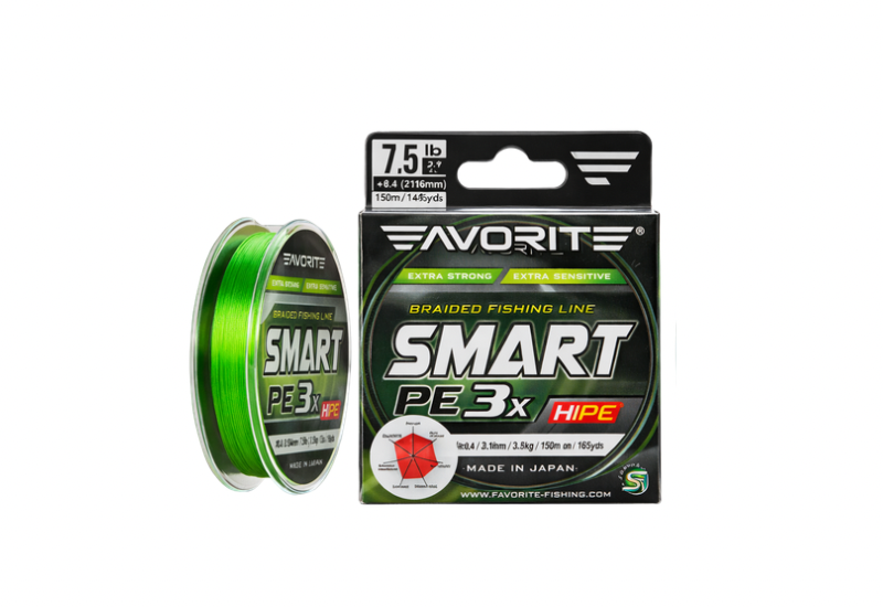 FAVORITE  Fishing Smart PE x3 green #0.5