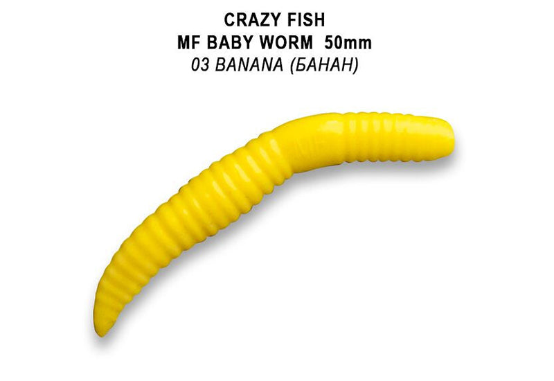 CRAZY FISH Baby Worm 5cm, tonuci