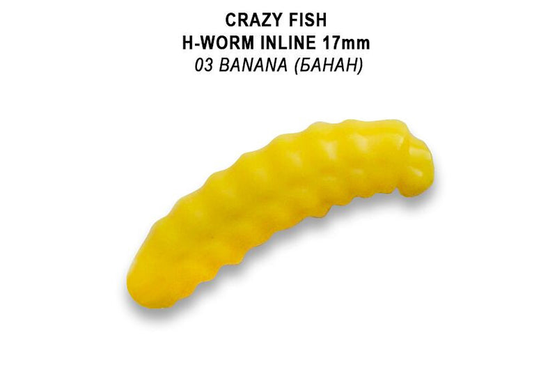 CRAZY FISH H Worm Inline 1.7cm, tonuci