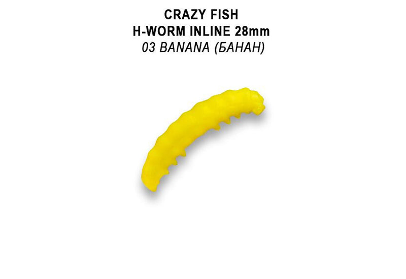 CRAZY FISH H Worm Inline 2.8cm, tonuci