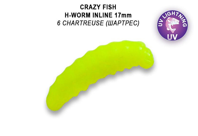 CRAZY FISH H Worm Inline 1.7cm, plivajuci