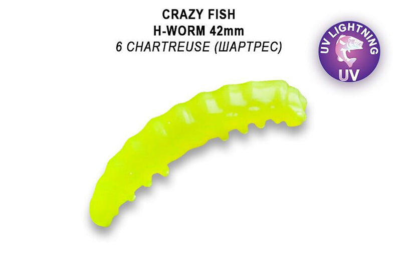 CRAZY FISH H Worm 4.2cm, plivajuci