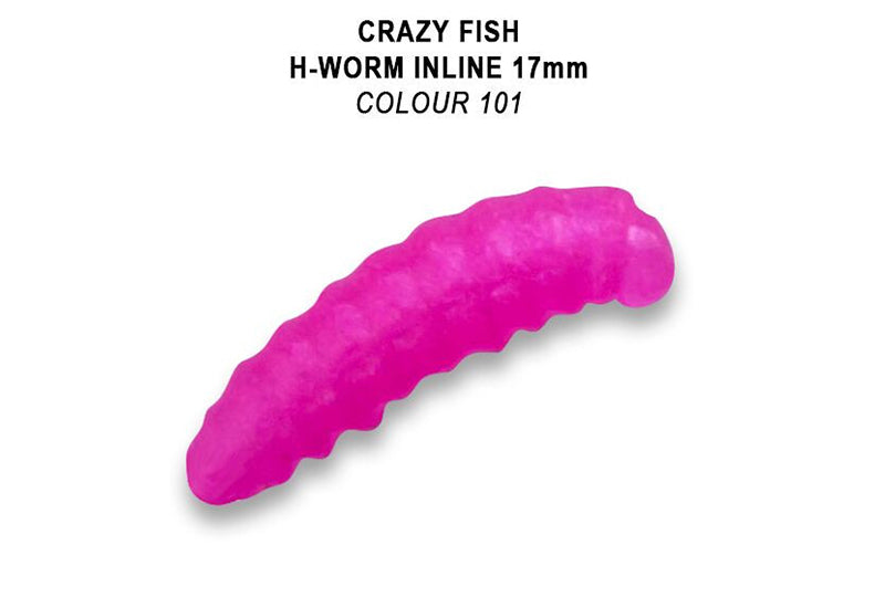 CRAZY FISH H Worm Inline 1.7cm, plivajuci