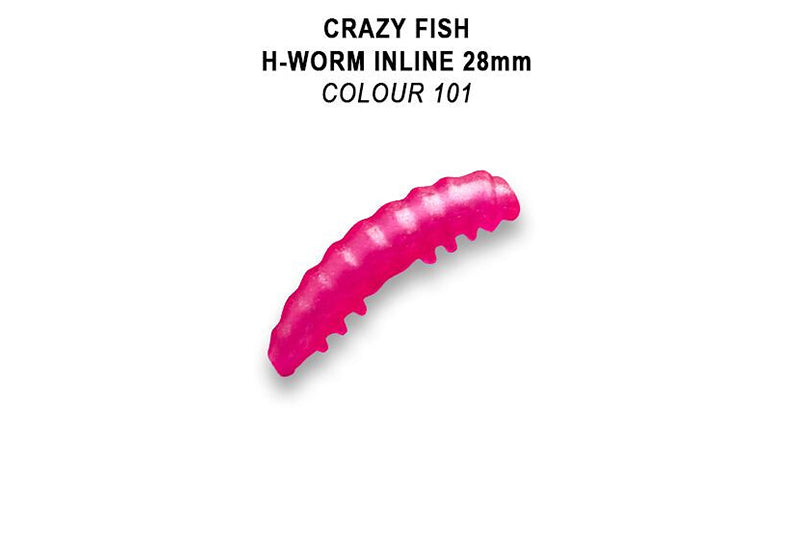 CRAZY FISH H Worm Inline 2.8cm, plivajuce
