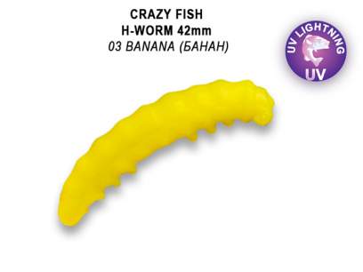 CRAZY FISH H Worm 4.2cm, tonuci