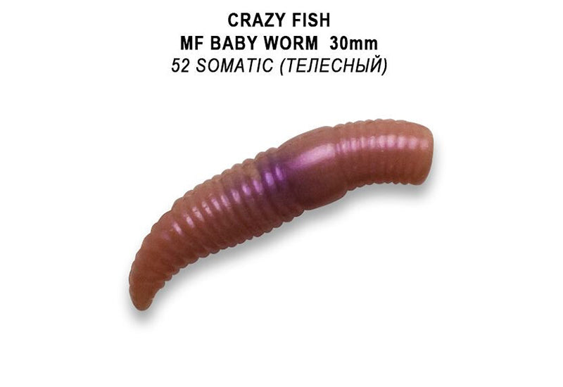 CRAZY FISH Baby Worm 3cm, tonuci