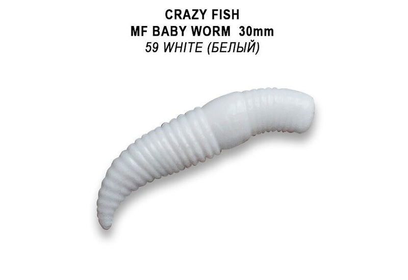 CRAZY FISH Baby Worm 3cm, plivajuci